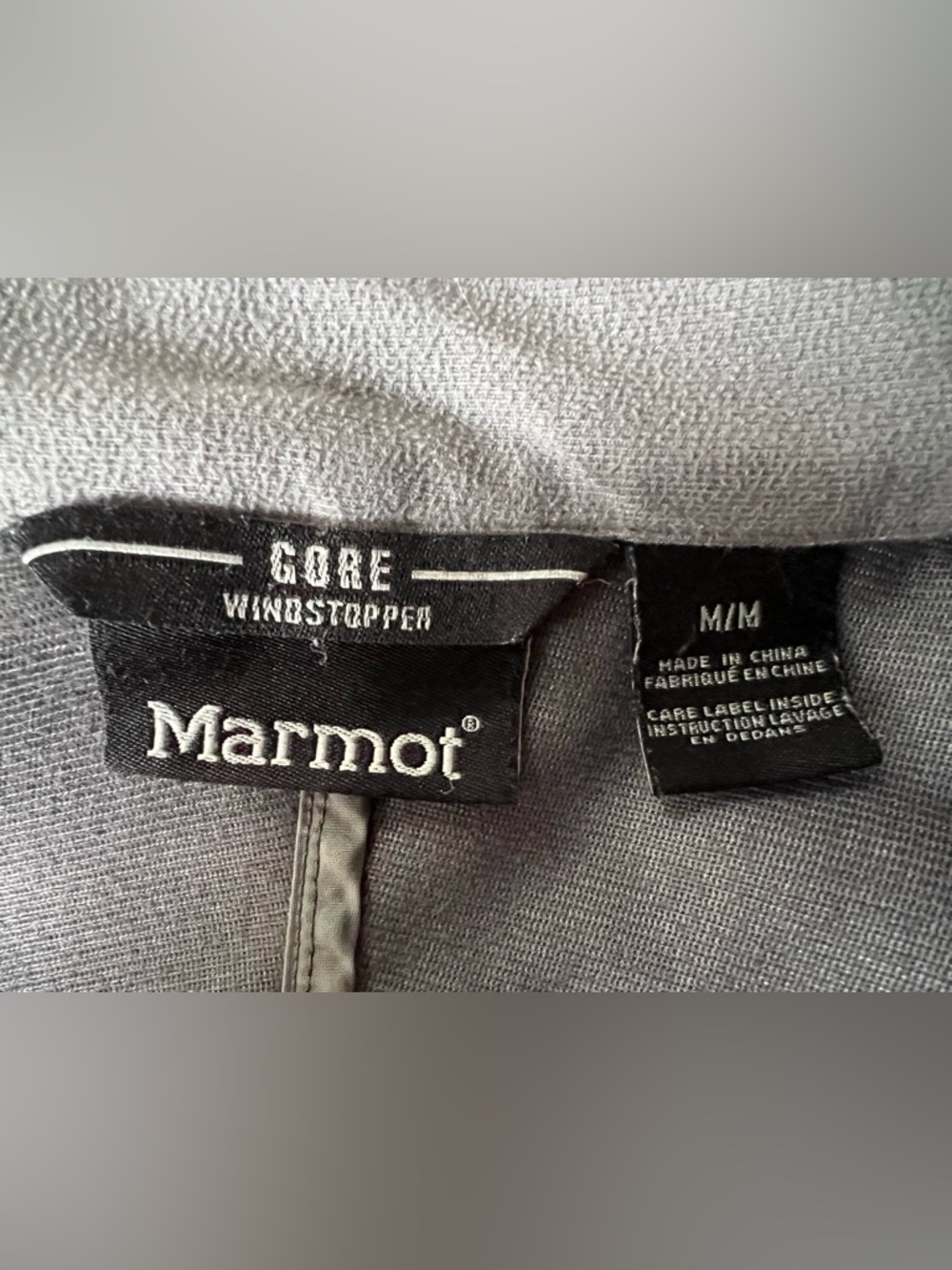 Mens Black Marmot Gore Windstopper Jacket - Picture 13 of 16